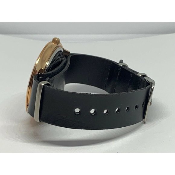 Michael Kors MK4301 Women Black Leather Analog Ros